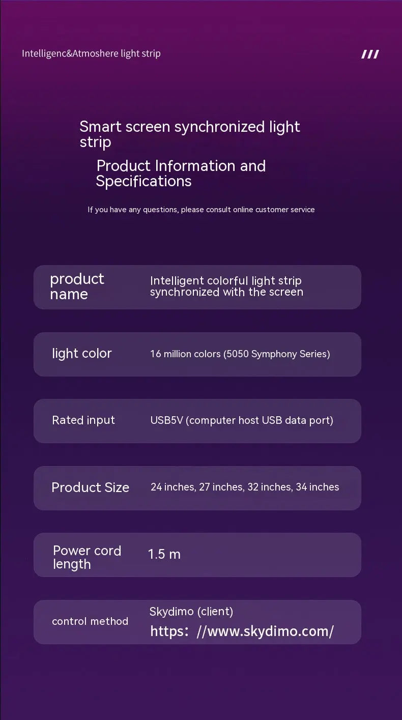 Smart Ambient LED Backlight Lumora