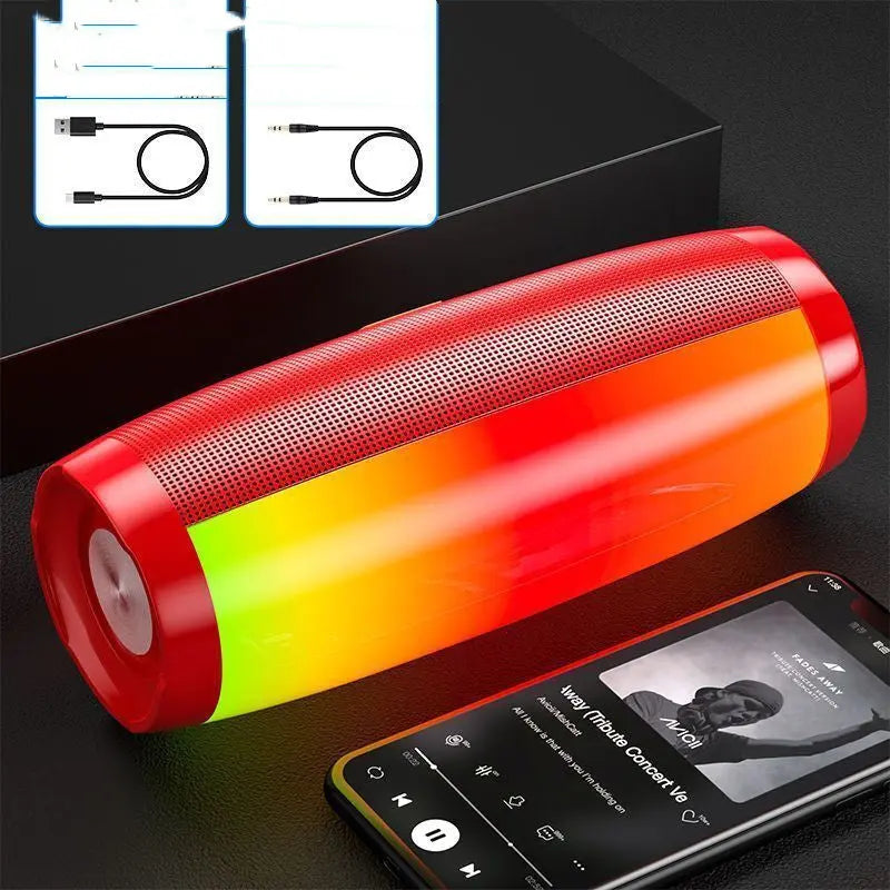 Colorful Lights Bluetooth Speaker High Volume Audio Subwoofer - Lumora